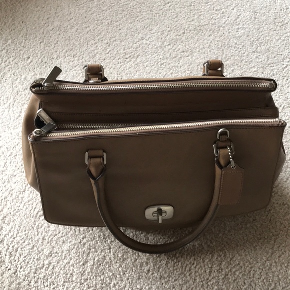 Vintage coach bag, soft leather,only used once - Picture 2 of 7